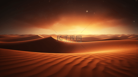 沙漠徒步图背景图片_简约质感沙漠自然风景背景6