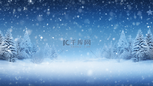 白色科技背景图片_蓝色科技感唯美雪景创意背景33