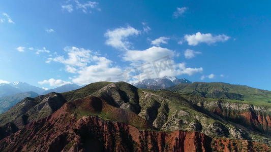 新疆天山地貌航拍