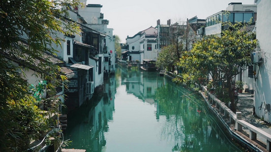 1080江南水乡古镇风景风光实拍