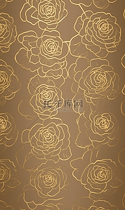 简约鎏金玫瑰花瓣纹理背景