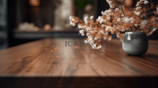 古典桌子背景图片_中国风古典花瓶插花装饰背景111