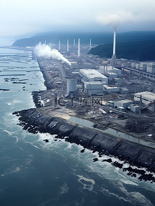 破坏环境背景图片_核污水排放环境污染10