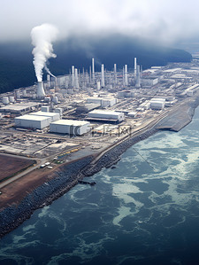 破坏环境背景图片_核污水排放环境污染9