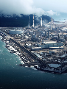 破坏环境背景图片_核污水排放环境污染18