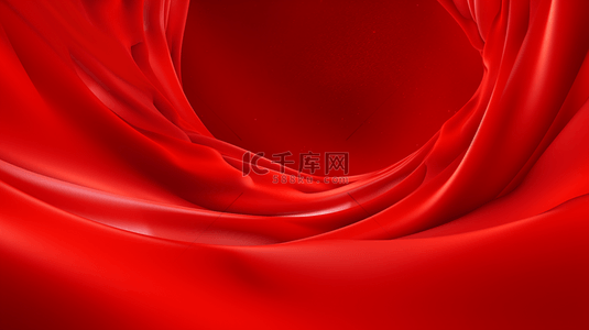 背景红绸背景图片_红色元旦新年新春红绸背景