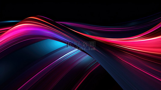 科技感线条紫色背景图片_紫色条纹光束线条科技感5