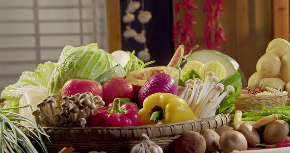蔬菜瓜果烹饪食材宣传广告