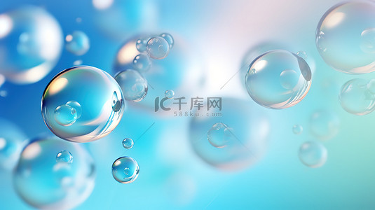 清超背景图片_气泡透明凝胶玻璃纹理中等分子结构11