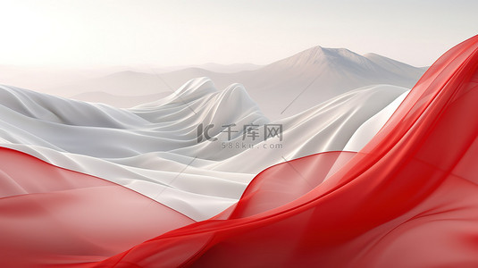 国庆背景图片_红旗在山上飘扬背景15