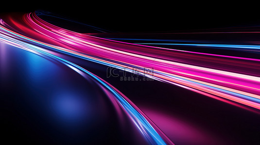 科技感线条紫色背景图片_紫色条纹光束线条科技感15