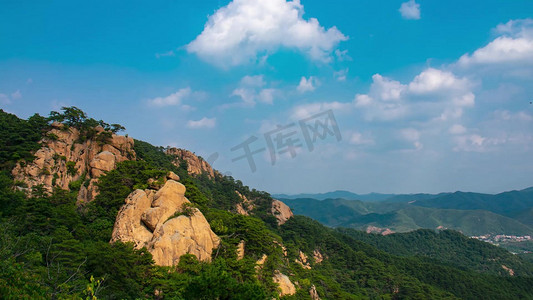 流云摄影照片_山峰远山蓝天流云摄影