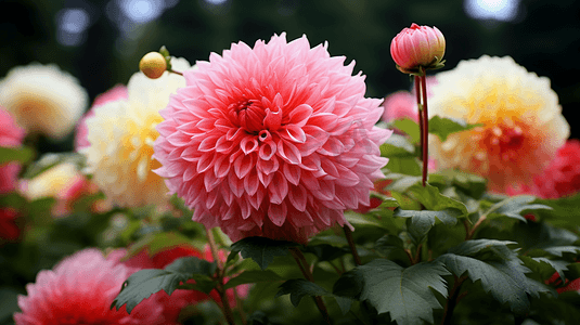 盛开的菊花重阳节