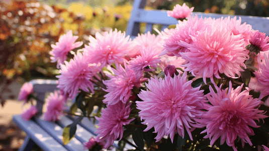 盛开的菊花重阳节