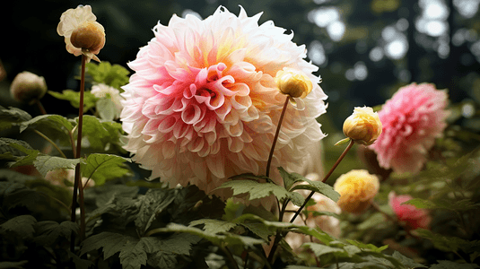 寒露摄影照片_盛开的菊花重阳节