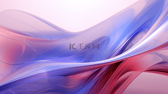 科技线条抽象背景背景图片_浅紫色和蓝色半透明抽象曲线背景10