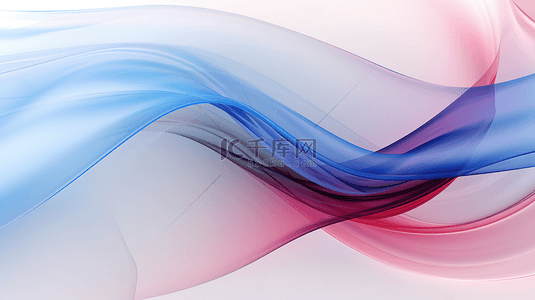 科技线条抽象背景背景图片_浅紫色和蓝色半透明抽象曲线背景7
