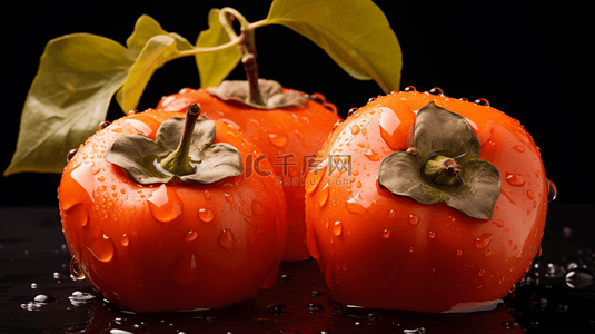 柿柿如意背景图片_新年柿子柿柿如意桌面壁纸背景
