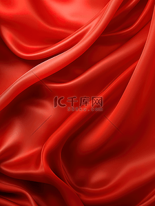 红色线条流畅丝绸背景7
