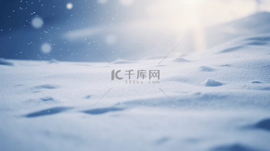 大雪背景图片_冬天阳光下的雪地风景雪地场景