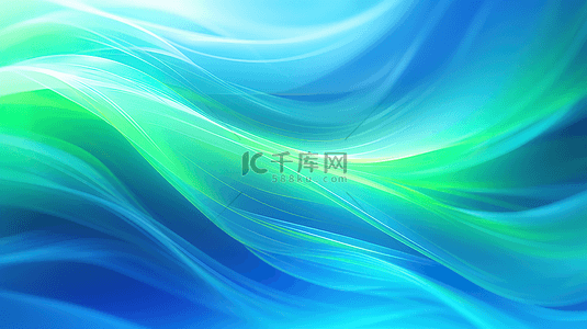 绿色流动背景图片_蓝色和亮绿色的抽象背景14