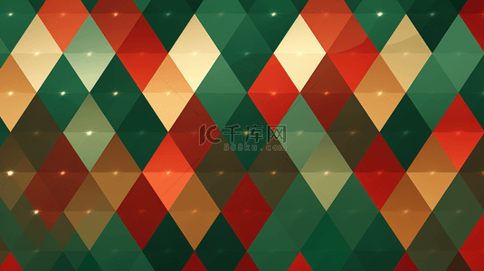 圣诞红绿背景图片_红绿相间圣诞节格子纹理底纹背景