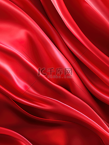 红色线条流畅丝绸背景6