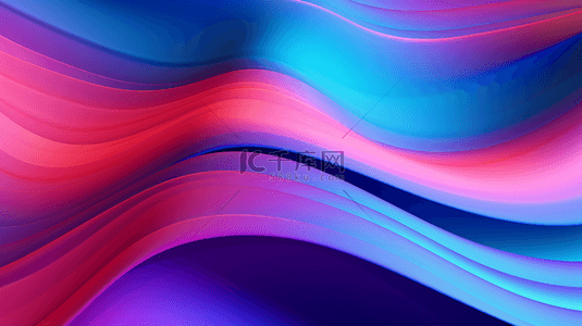 渐变色质感纹理流体曲线商务背景19