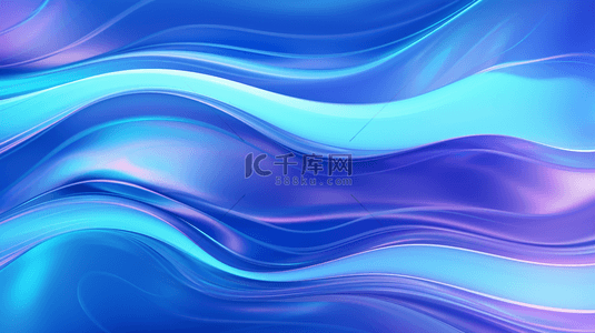 简约渐变色蓝色背景图片_渐变色质感纹理流体曲线商务背景3