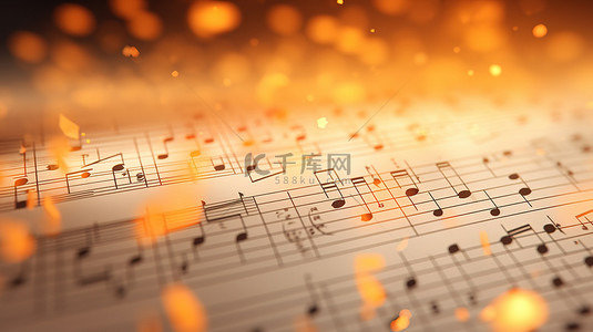 logo音乐符号背景图片_许多乐谱的音符背景17