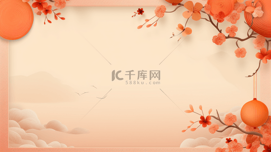 春节中国风边框背景图片_中国风新年春节装饰边框背景21