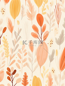 秋季秋叶背景图片_抽象的秋季图案背景10