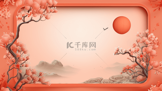 中国风新年春节装饰边框背景3