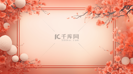 中国风新年春节装饰边框背景5
