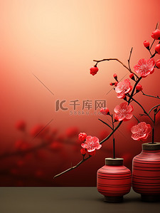 中国传统的红色节日背景10