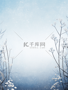 冰天雪地美景背景图片_冬季冰天雪地简约质感背景16