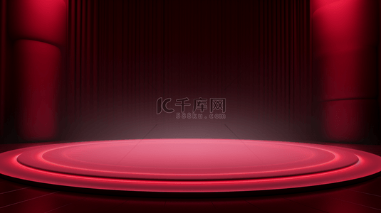产品光效背景背景图片_红色电商舞台简约背景12