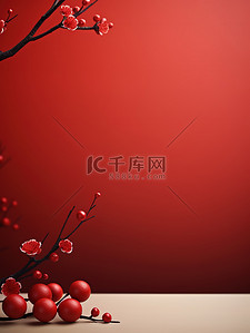 中国传统的红色节日背景9