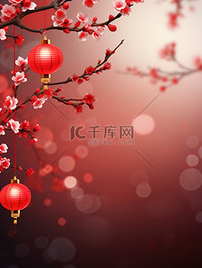 中国传统的红色节日背景2