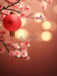 中国传统花朵背景图片_中国传统的红色节日背景6