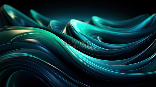 蓝色科技线条背景背景图片_绿色螺旋的抽象蓝色背景17