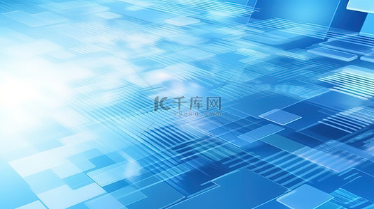 科技背景图片_科技感数字元素浅蓝色背景7