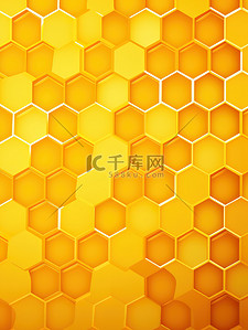 蜂窝图案背景图片_黄色蜂窝图案抽象背景14