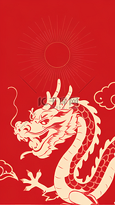 春节中国风底纹背景图片_中国风红色喜庆新年通用底纹通用背景