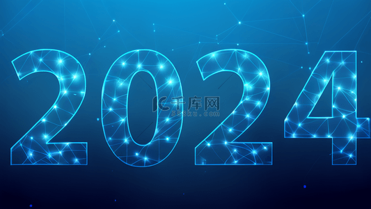 新中式数字配图背景图片_龙年2024年新年2024年数字背景