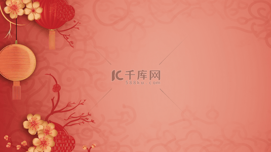 古典传统背景图片_红色中国风喜庆吉祥背景22