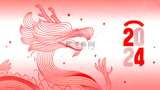 中国通用背景背景图片_国风龙年新年通用背景