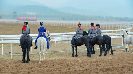 呼和浩特摄影照片_内蒙古蒙族马术演艺