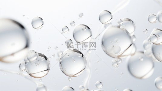 水润背景图片_水润保湿美妆化妆品水分子保湿分子背景