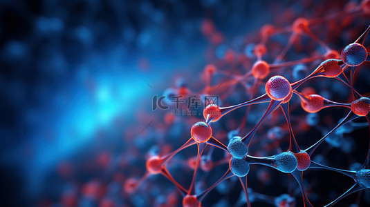 基因研究背景图片_基因研究DNA分子结构8